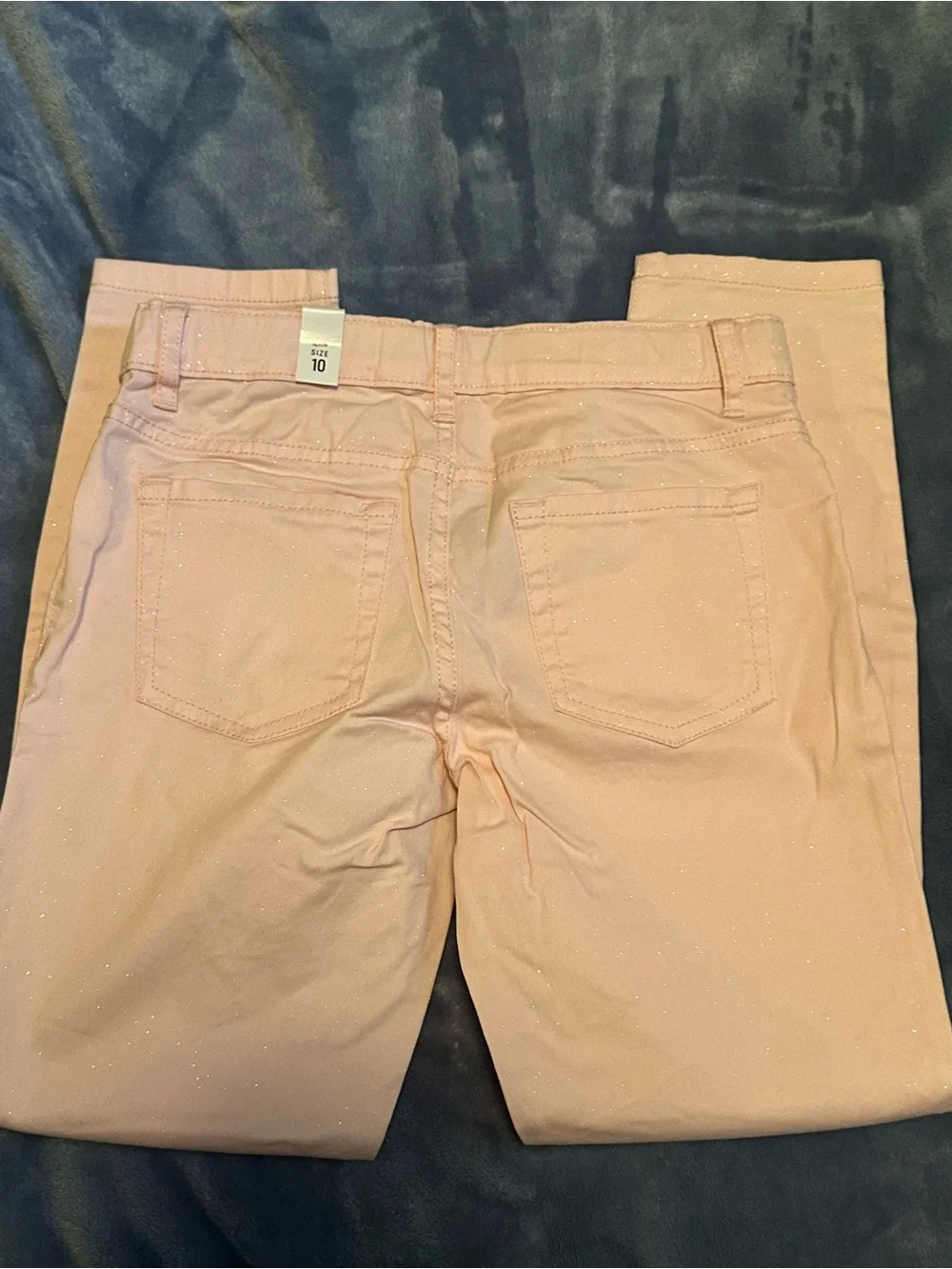 The Children's Place Girls' Size 10 Pink Sparkle Jeans